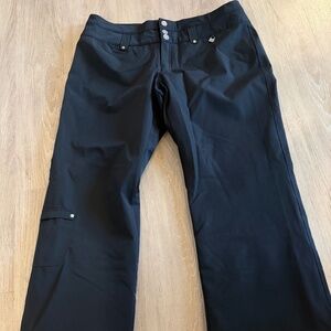 Black NILS Womans Ski Pants Size 16 Short